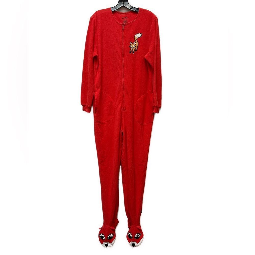 Nick & Nora Red Fox Pajamas Size M